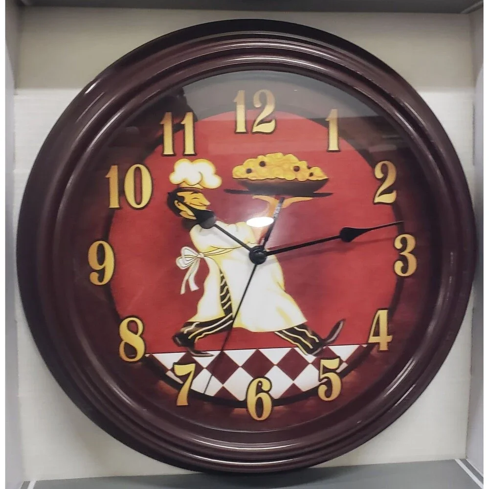 Plastic Kitchen Wall Clock, 12